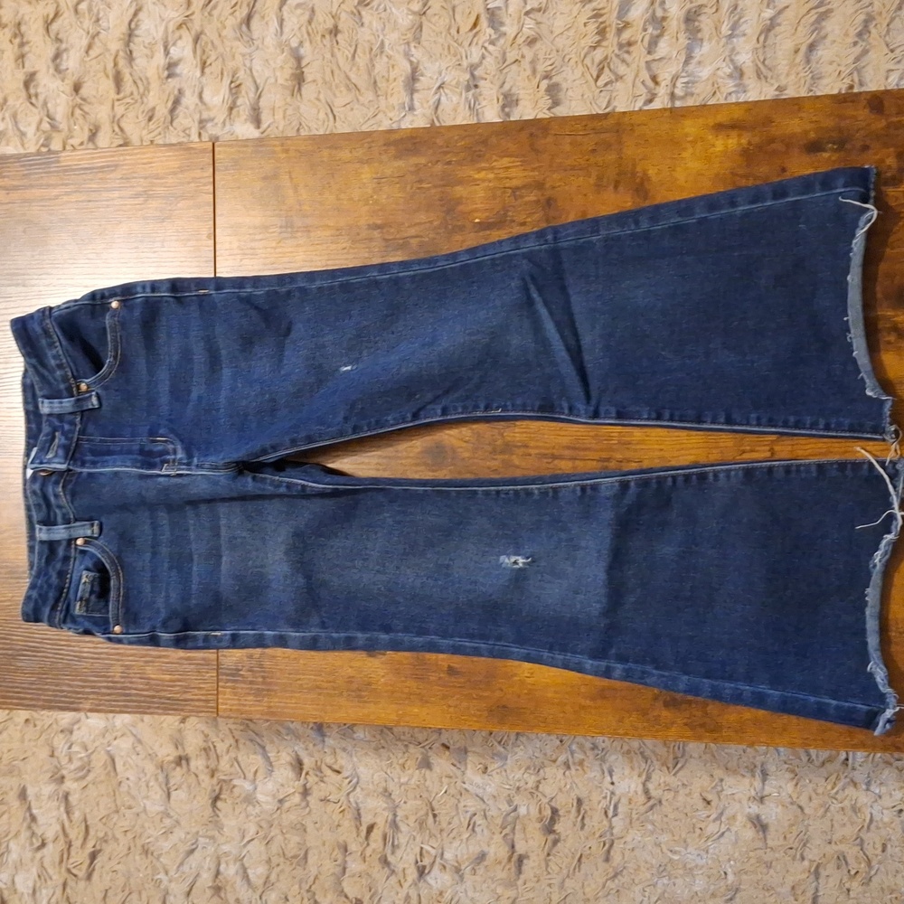YMI Dark Blue Flare Jeans